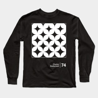 Zuckerzeit - Original Minimal Style Graphic Artwork Design Long Sleeve T-Shirt